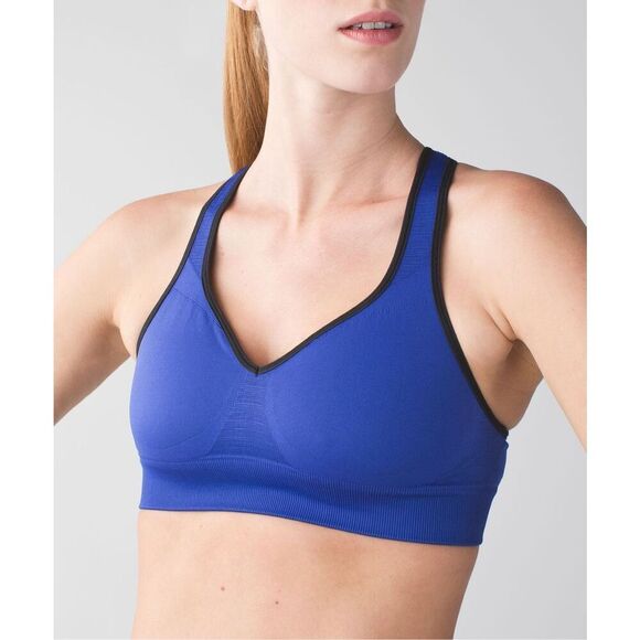Lululemon Go Steady Sports Bra Medium Coverage B/C Cup Workout Cycle See Measure - Picture 2 of 9